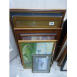 Small collection of framed & glazed Prints and Pictures with a mainly Military theme