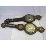 Two 19th century Banjo Barometers for restoration