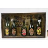 Ushers Brewerania glazed Display of Beer Bottles
