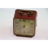 Vintage French Dep Alarm Carriage Clock