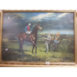 Framed and Glazed Horse Racing Picture