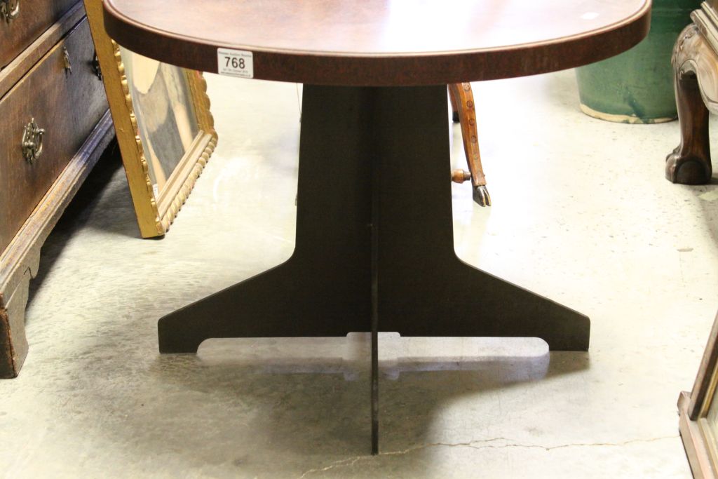 Early 20th century Bakelite Circular Coffee Table raised on an interlocking base, 60cms diameter x - Image 2 of 3