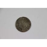 Elizabeth I silver sixpence, date indistinct, possibly 1559