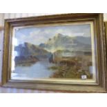 John Henry Boel (fl. 1884 -1922) Oil Painting of Scottish Highland Scene signed and dated 1904,