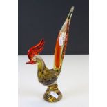 Murano glass Cockerel