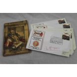 Lions of Longleat stamped envelopes signed by Lord Bath in 1976 together with a book about