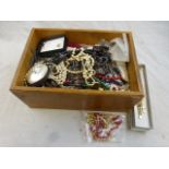 Costume jewellery to include Rotary wristwatches, pearl collar, necklaces, hair slides, scarf ring
