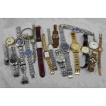 Collection of vintage wristwatches to include Citizen, Rotary,Stubbs, Sekonda, Zeon, Lorus,