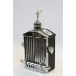 Novelty Rolls Royce Grille Musical Decanter, plays "O' Sole Mio"