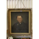 Gilt framed Oil on Canvas Portrait, reputedly of Charles Harris (Calne)