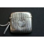 Silver Vesta Case, Birmingham 1912