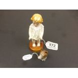 Royal Worcester figurine, "Joan" modelled by F.G. Doughley, pattern number 2919, signed and