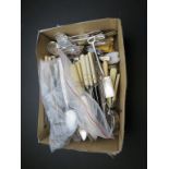 Box of Various Silver Plate and other Cutlery