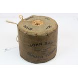 Vintage Roll of ' John Bull Binder Twine ' complete with outer wrapper ( patent wrapper no.