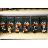 Six boxed Robert Harrop Camberwick Green figures to include; CG73 Cuthbert Tuba, CG52 The Artist,