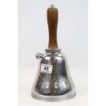 Vintage Chrome Plated Cocktail Shaker in the form of a Bell