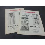 Piccadilly Arsenal Tour - Two programmes from The Arsenal's 1969 tour of Malta to include v Floriana