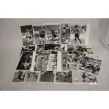 Wolves press photographs in black and white 10 x 8 circa late 80s Bull, Paskin, Blake, Thompson,