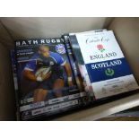 Rugby Union programmes, a selection of approx 65 UK International and club issues, 1970s onwards,