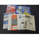 11 Late 1950s/1960s Bath City away football programmes, mainly FAC fixtures to include Notts