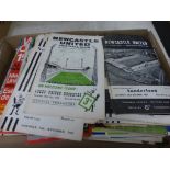 Football programmes, approx 150, to include many Newcastle United homes and aways, mostly 1960s,