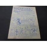 1924/25 Chelsea v Oldham Athletic football programme played 3rd January 1925