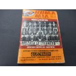 1984 European Cup Final Liverpool v Roma football programme 'Roma Mia' version, played 30th May