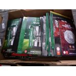 Collection of 55 League Cup finals and Community Shield football programmes in excellent