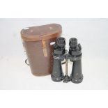 A Cased Set Of World War Two / WW2 Barr & Stroud 7x CF41 Naval Binoculars.