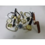 Collection of Assorted Watches including Atlantic Automatic, Lucerne, Times, Valex, Primula, etc