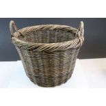 Wicker Log Basket