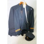 Two Royal Air Force / RAF Uniforms Complete With All Buttons And Badges, To Also Include Miniature