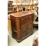 Chinese Hardwood Cocktail Cabinet with Hinged Lift lid, Drop Down Hinged Front opening to reveal a