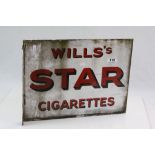 Double sided Star Cigarettes Enamel sign