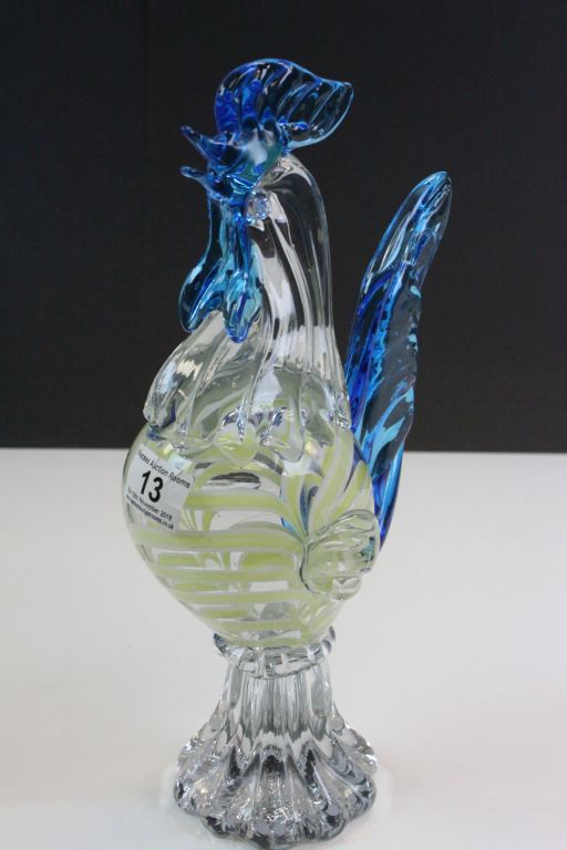 Large Murano Glass Cockerel, 34cms high - Image 3 of 3