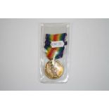 A Full Size British World War One / WW1 Victory Medal Issued To 131474 PTE S. GARDINER Of The