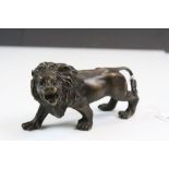 Bronze Figure of a Lion