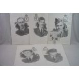 Five Limited Edition WWII RAF Prints Of Individuals Awarded The Victoria Cross All Signed To Include