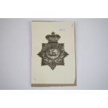 Royal Berkshire 1st Volunteer Battalion Helmet Plate c1883-1901, Of Crowned Eight-Pointed Star