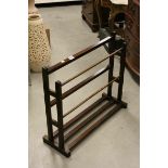 Vintage Mahogany Shoe Rack