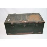 A Large World War Two / WW2 Military Storage Trunk Issued To CPB Goldson.