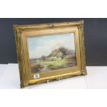 Framed & glazed Henry John Sylvester Stannard R.A Watercolour of a Farmhouse Cottage