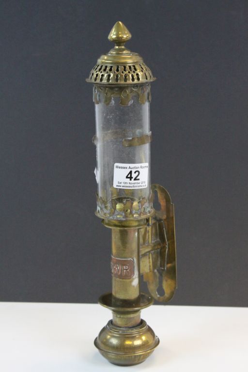 GWR Brass Carriage lamp