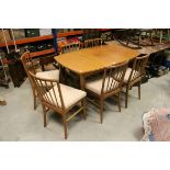 Mid 20th century / Retro Peter Hayward for Vanson Teak Dining Suite comprising Extending Dining