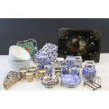 Collection of vintage ceramics to include Royal Doulton, Oriental etc