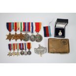 A Full Size World War Two Swing Mounted Medal Group Of Six Medals To Include The British War