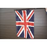 A Large World War Two Era Printed Union Jack Flag.