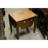 19th century Pine Box Stool Commode