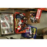 Large collection of vintage Playworn toy cars etc to include Diecast