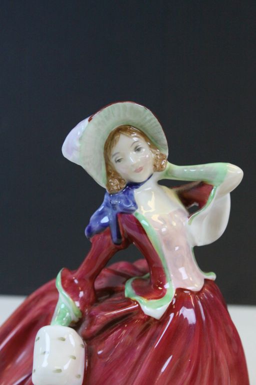 Three Royal Doulton figurines to include; Autumn Breezes HN1934, Fragrance HN3311 a Michael - Image 3 of 4